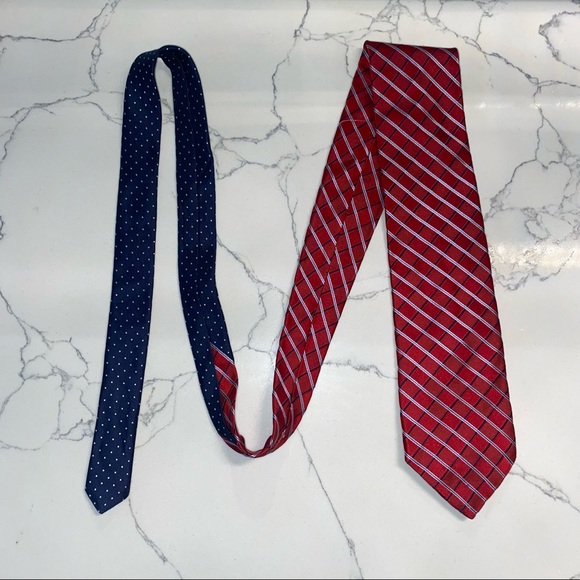 Tommy Hilfiger Tie Red/Blue - Picture 6 of 6
